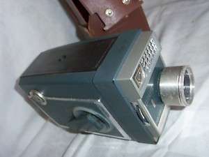 Movie cine camera KODAK AUTOMATIC 8 8mm plus brown case (with film 