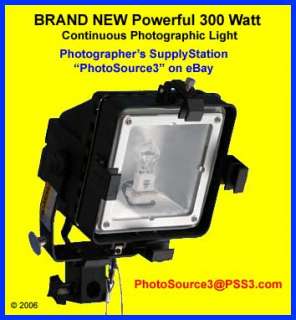 300 Watt Pro Digital / Video / Film Continuous Light  