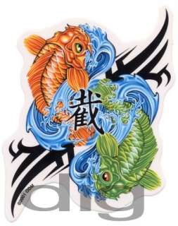 Pisces KOI FISH Astrology YIN YANG Symbol Sticker/Decal  