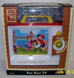 Fisher Price Classic Two Tune TV Musical Toy NEW  