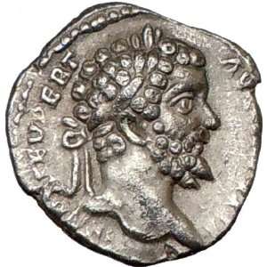 com SEPTIMIUS SEVERUS 196AD Ancient Genuine SILVER Roman Coin Severus 