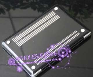 BLACK Crystal Hard Case for Macbook PRO 15 Aluminum  