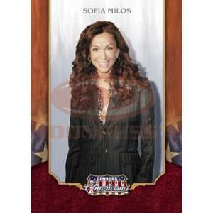  2009 Donruss Americana Trading Card # 7 Sofia Milos In a 
