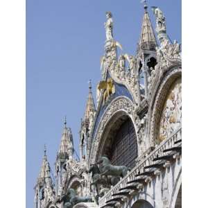 St. Mark and Angels on the Facade of Basilica Di San Marco, St. Marks 