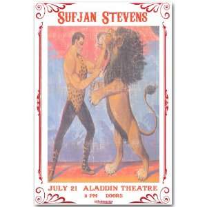  Sufjan Stevens Poster   L Concert Flyer