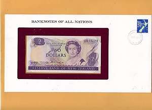 New Zealand World Paper Money Foreign Currency 1983 BX 50  