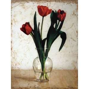  Tania Darashkevich 23.5W by 31.5H  Tulips II CANVAS 