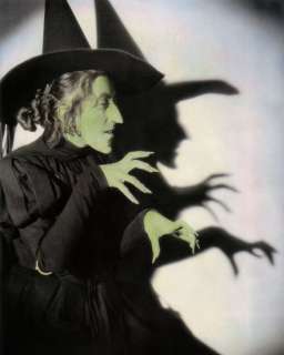 Margaret Hamilton as the Wicked Witch of the West in The Wizard of Oz 