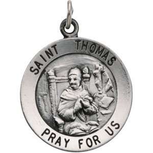 14K Gold St. Thomas Medal Jewelry