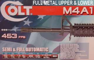 NEW aeg COLT M4A1 R.I.S. Retractable CRANE STOCK M4 M16 ris FULL METAL 