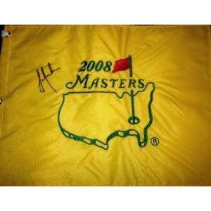   Flag Signed / Autographed by Trevor Immelman   Autographed Pin Flags