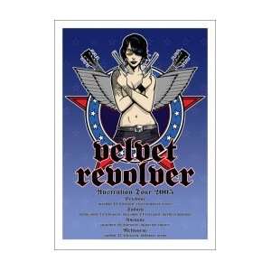  VELVET REVOLVER   Limited Edition Concert Poster   by Joe 