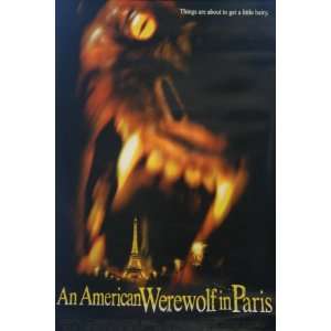  An American Werewolf in Paris Double Sided Movie Poster 