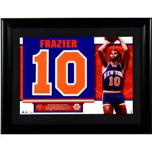 Walt Frazier New York Knicks Retired Unsigned Jersey Numbers Piece