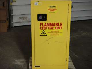 NEW GLOBAL BA18 18 GAL FLAMMABLE STORAGE CABINET  