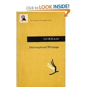  Philosophical Writings William of Ockham Books