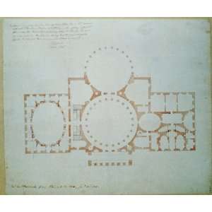   ,DC,Floor plan,c1795,William Thornton,architect