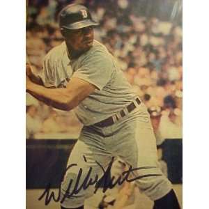 Willie Horton Detroit Tigers Autographed 11 x 14 Professionally Matted 