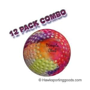  Hawk Field Hockey 12 Dimple Balls Rainbow Sports 