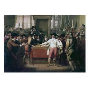  Cromwell Dissolving the Long Parliament Giclee Poster 