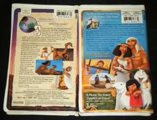   EGYPT & JOSEPH KING OF DREAMS Dreamworks Animated Bible Movies ~ VHS
