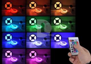   5050 SMD Waterproof Red/Green/Blue Flexible Light Strip with Remote