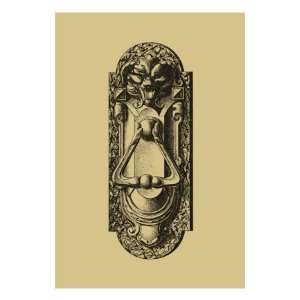  Antique Door Knockers IV Giclee Poster Print by Vision 