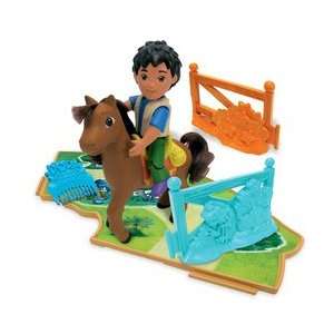    Doras Pony Place Play Pack Diego and Starshine Pony Toys & Games