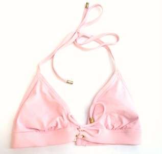 Michael Kors Bikini Swimsuit Top Light Pink Size 8  