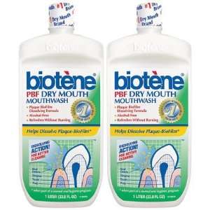  Biotene PBF Plaque Dissolving Dry Mouth Mouthwash 33.8 oz 