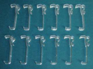 ONE DOZEN 2 1/2 VALANCE CLIPS for 2 WOOD BLIND #S57D  