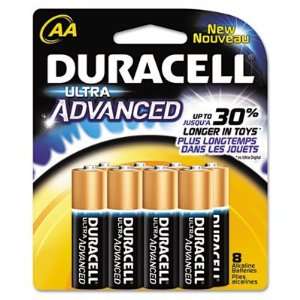  Duracell MX1500B8Z   Ultra Advanced Alkaline Batteries, AA 