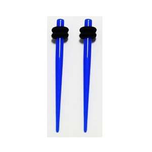  Body Jewelry   Electric Blue Taper Plug (10g)   Fashion 