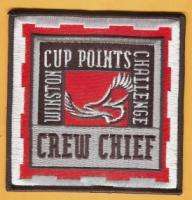   CREW CHIEF Patch   4 7/8 inch embroidered UNIFORM Patch   UNUSED