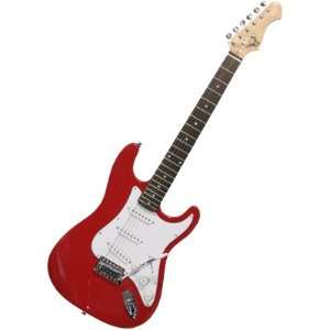   Double Cutaway S Style Electric Guitar   Red Musical Instruments
