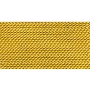  Nylon Beading Thread, Amber, Size 3, 0.50 Millimeters 