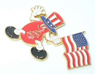 JELLY BELLY PATRIOTIC LAPEL PIN  