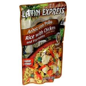Latin Express Rice with Chicken and Vegetables, 10.5 Ounce Packages 