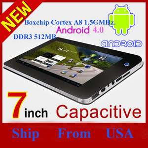 New arrival7Android 4.0 MID Tablet PC Multi Touch Capacitive Bundle 