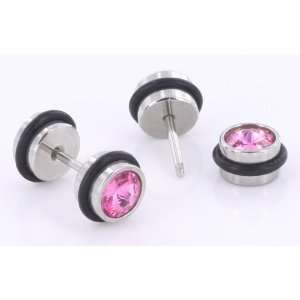   GEM illusion Fake Piercing Plug   Price Per 1   Fake Plug Jewelry