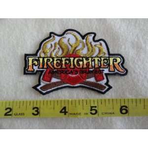  Fire Fighter   Americas Bravest Patch 