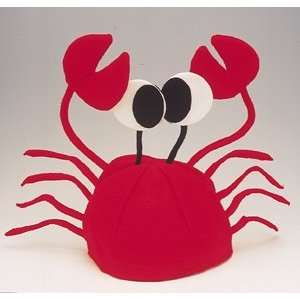    Red Novelty Lobster Crab Seafood Hat Costume Fish Cap Toys & Games