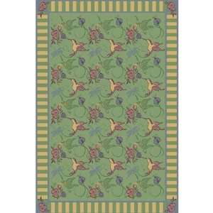  Joy Carpets 436 Green Green Flights of Fantasy Rug Size 3 