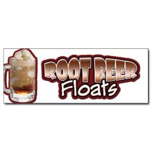  12 ROOT BEER FLOATS DECAL sticker rootbeer float mug 