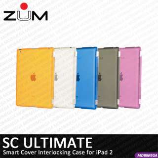 ZUM SC ULTIMATE Smart Cover Locking Case iPad 2 Smoke  