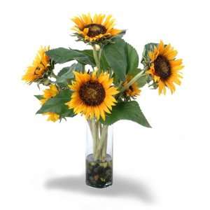 Sunny Artificial Arrangement of Large Sunflowers in 