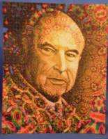 LSD INVENTOR ALBERT HOFMANN BLOTTER ART 60s hoffman Swiss scientist 