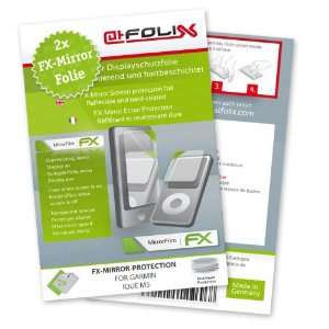  2 x atFoliX FX Mirror Stylish screen protector for Garmin iQue 