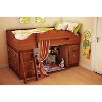 Home South Shore Furniture Kids Children Twin Loft Bed, Imagine 