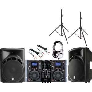  Gemini CDM 3700G / RS 415 DJ Package Musical Instruments